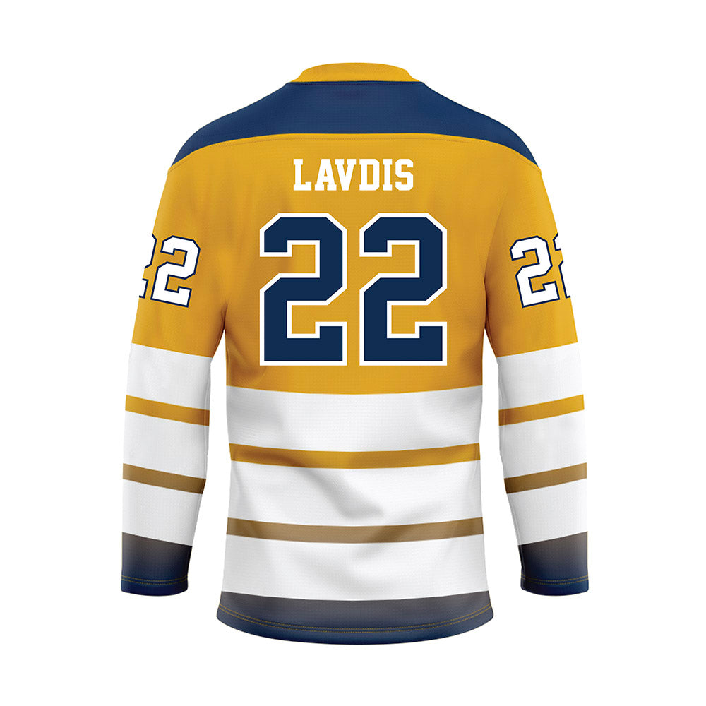 UTC - NCAA Softball : Alyssa Lavdis - Gold Hockey Jersey-1