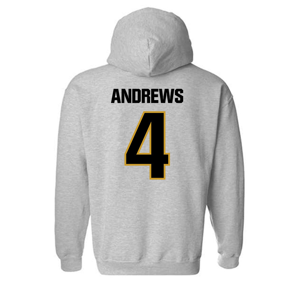 Alabama State - NCAA Men's Basketball : Mario Andrews - Classic Shersey Hooded Sweatshirt-1