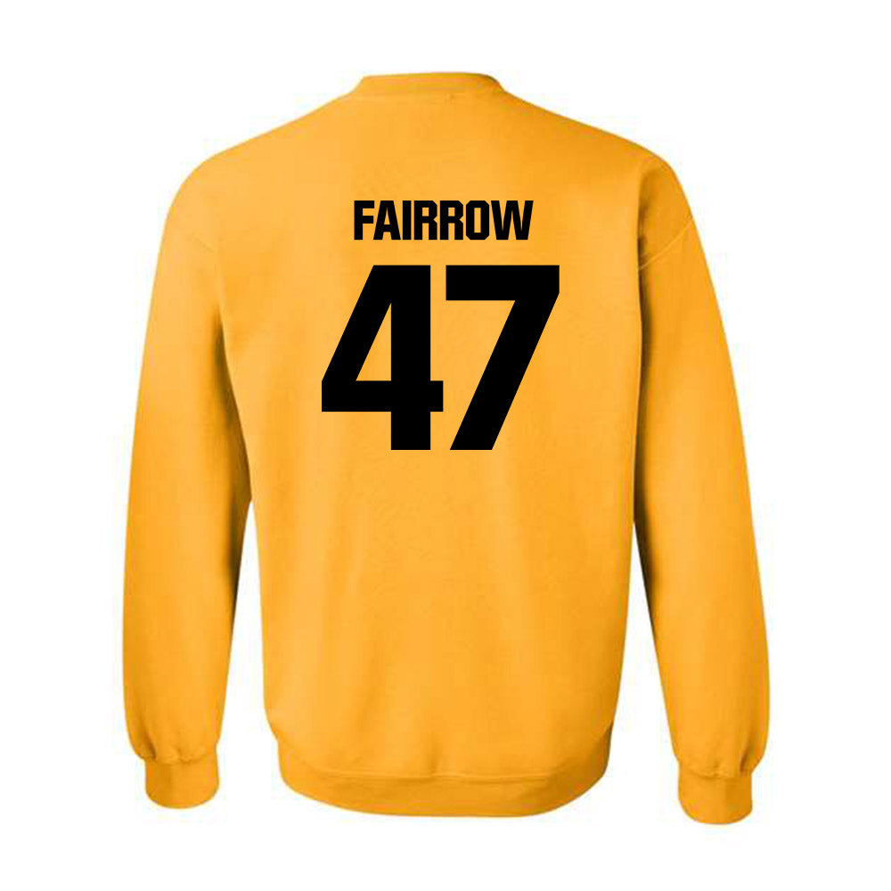 Alabama State - NCAA Football : Davier Fairrow - Classic Shersey Crewneck Sweatshirt-1