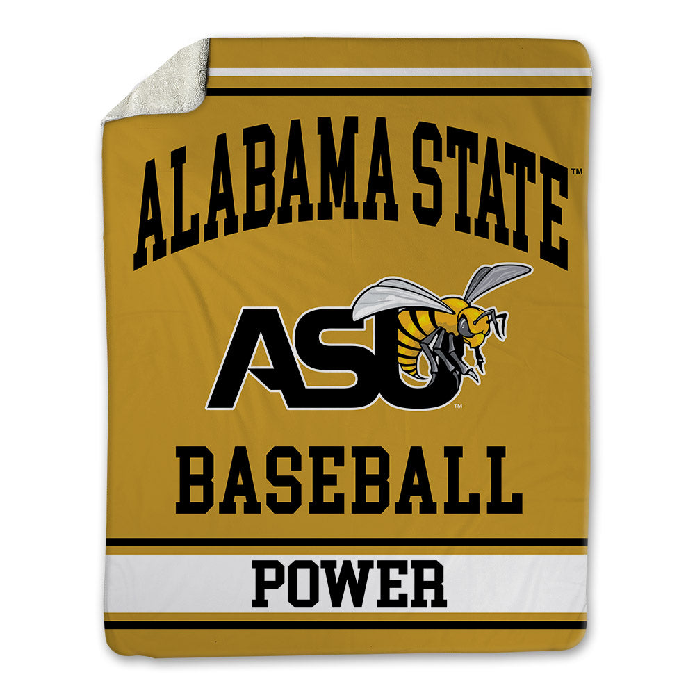 Alabama State - NCAA Baseball : Trey Power - Blanket-0