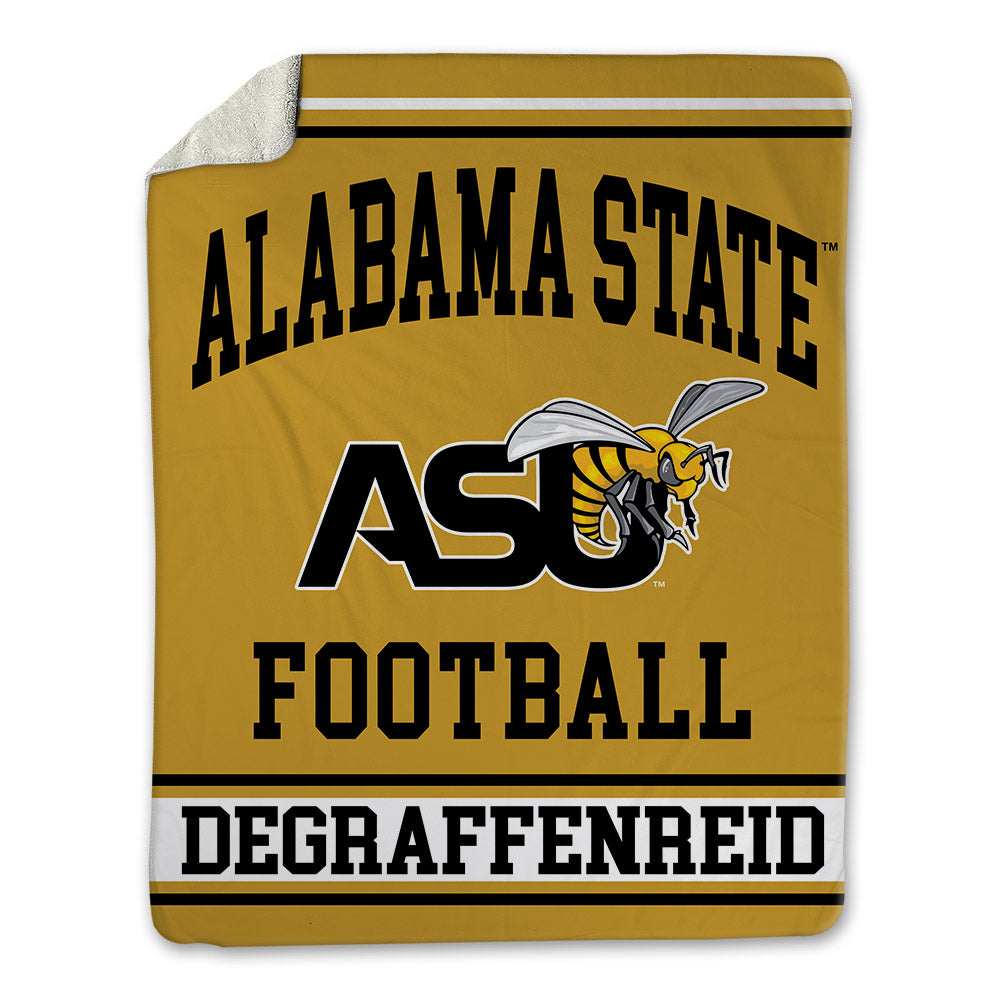 Alabama State - NCAA Football : Grant DeGraffenreid - Blanket-0