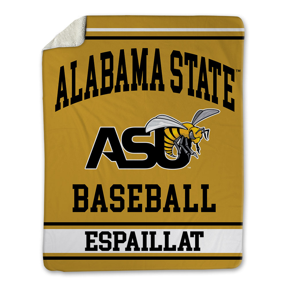 Alabama State - NCAA Baseball : Alex Espaillat - Blanket-0