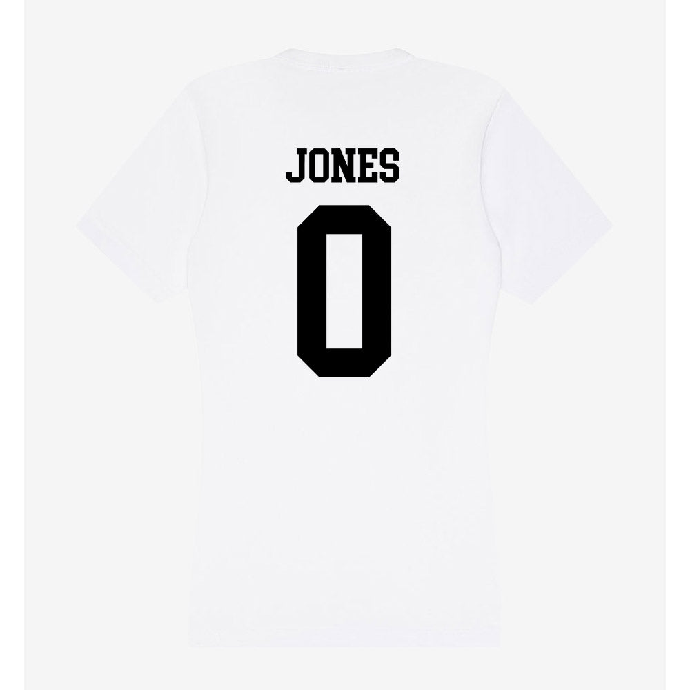 Alabama State - NCAA Football : Jalen Jones - Classic Shersey Women's V-Neck T-Shirt-1