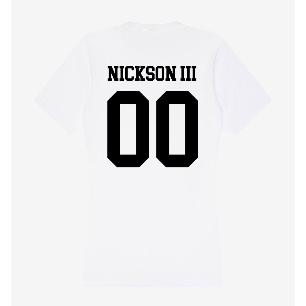 Alabama State - NCAA Football : Willie Nickson III - Classic Shersey Women's V-Neck T-Shirt-1