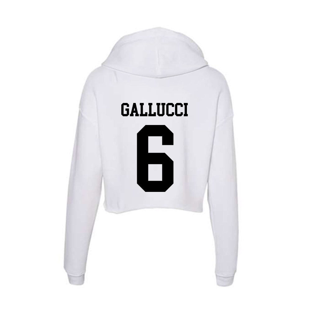 Alabama State - NCAA Women's Soccer : Adriana Gallucci - Classic Shersey Women's Crop Fleece Hoodie-1