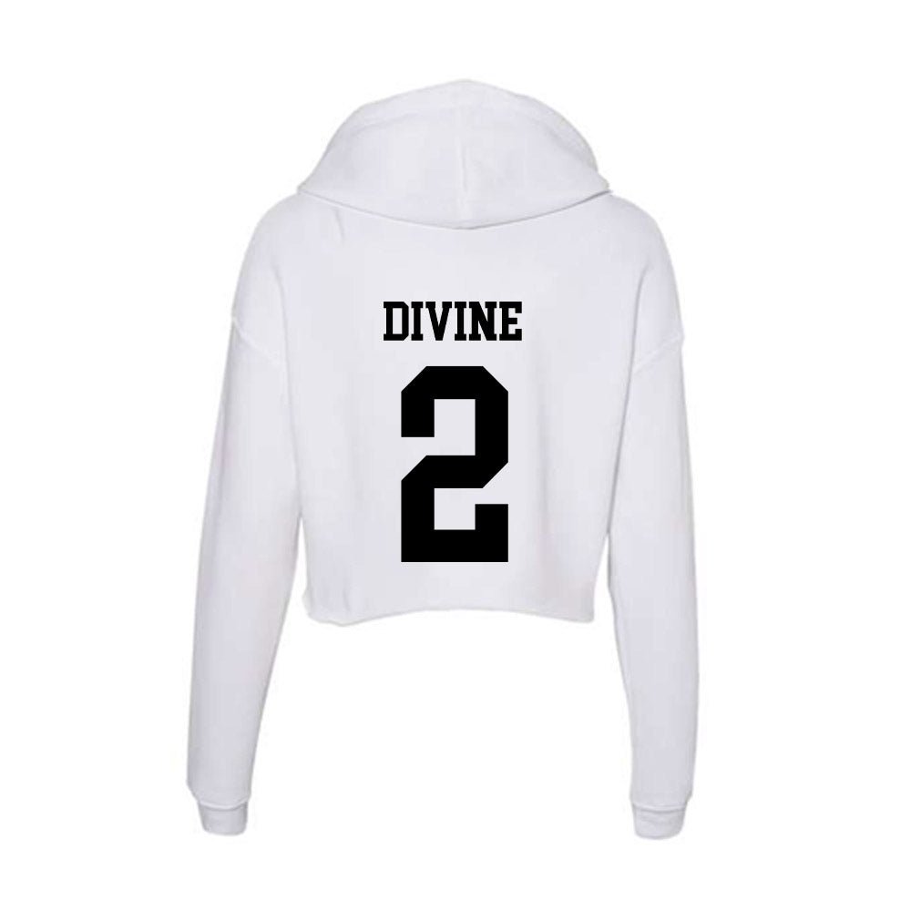 Alabama State - NCAA Baseball : Breydon Divine - Classic Shersey Women's Crop Fleece Hoodie-1