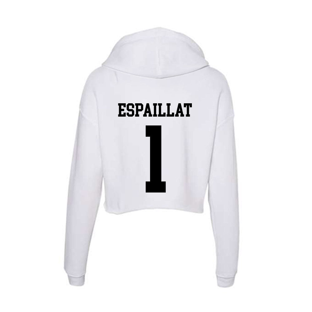 Alabama State - NCAA Baseball : Alex Espaillat - Classic Shersey Women's Crop Fleece Hoodie-1