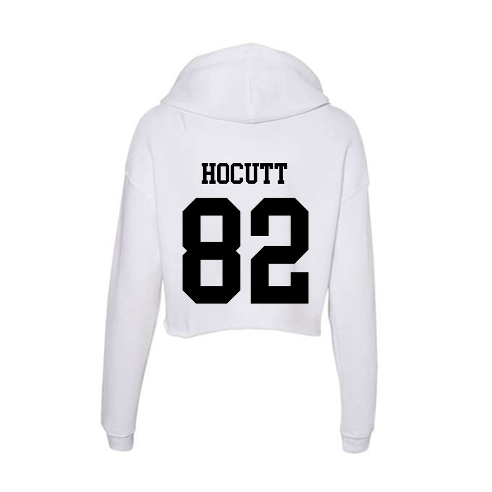 Alabama State - NCAA Football : Will Hocutt - Classic Shersey Women's Crop Fleece Hoodie-1