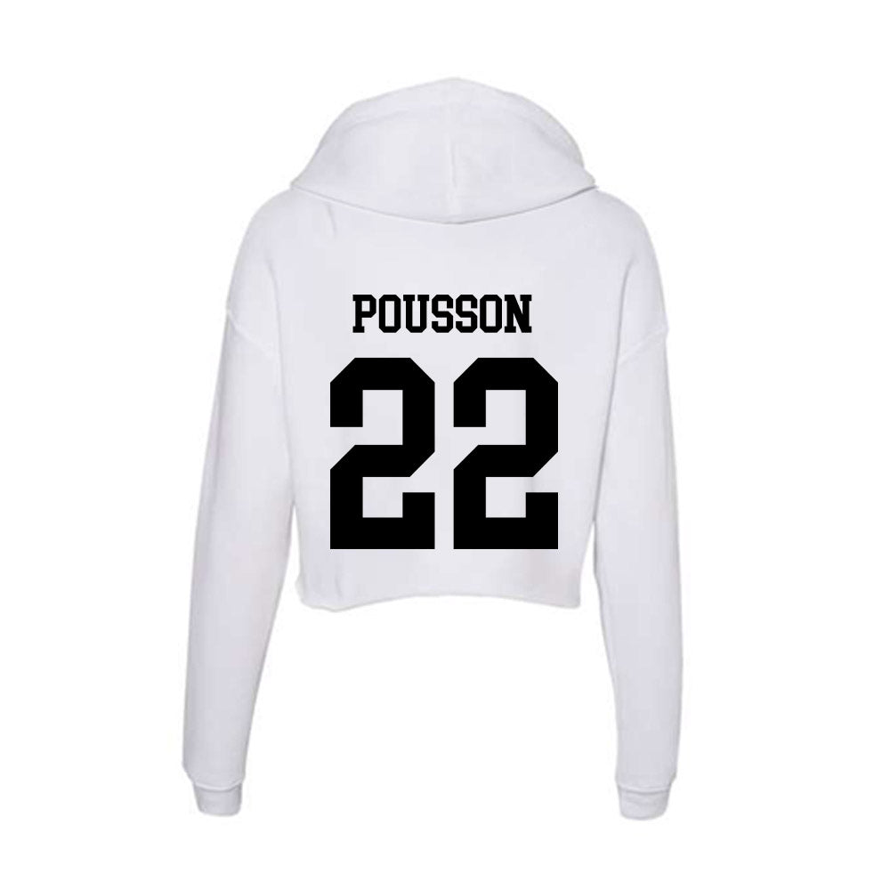 Alabama State - NCAA Softball : Kohana Pousson - Classic Shersey Women's Crop Fleece Hoodie-1