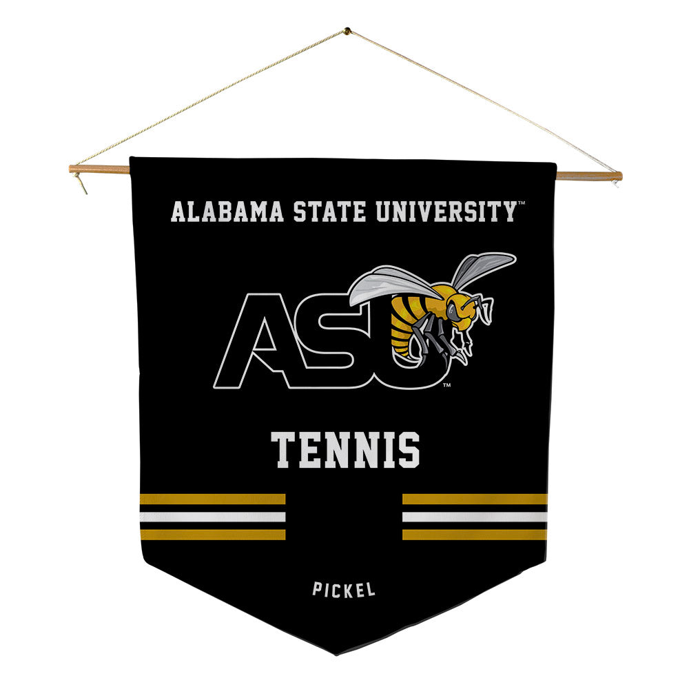 Alabama State - NCAA Women's Tennis : Cleanne Pickel - Pennant - 18" x 21"-0