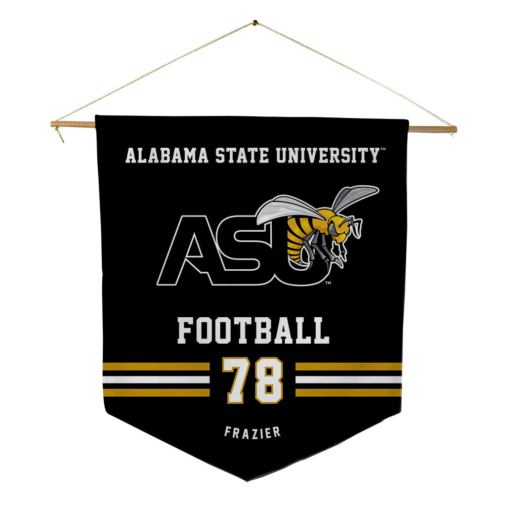 Alabama State - NCAA Football : Jeremiah Frazier - Pennant - 18" x 21"-0