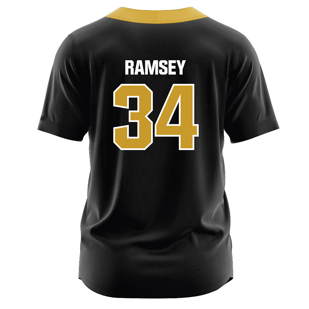 Alabama State - NCAA Softball : Brooke Ramsey - Black Jersey-1