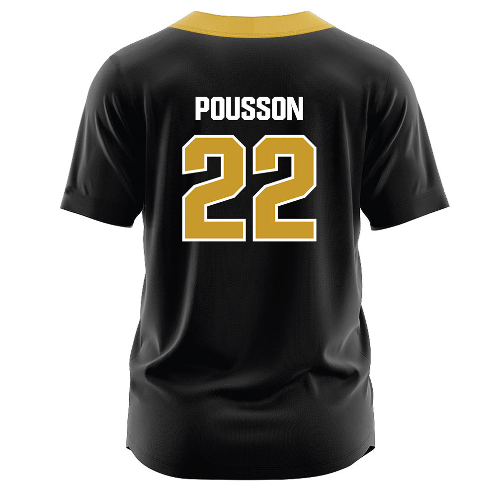 Alabama State - NCAA Softball : Kohana Pousson - Black Jersey-1