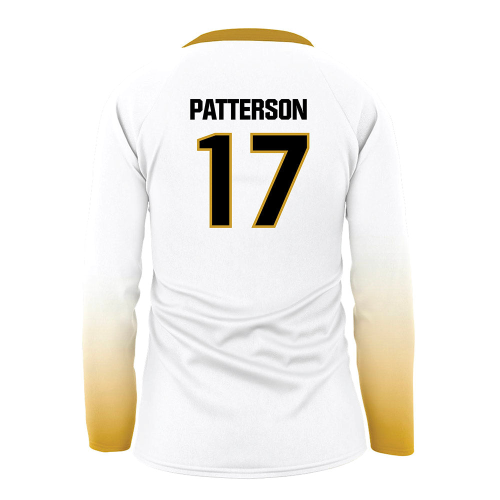 Alabama State - NCAA Women's Volleyball : Brooklynn Patterson - White Volleyball Jersey-1