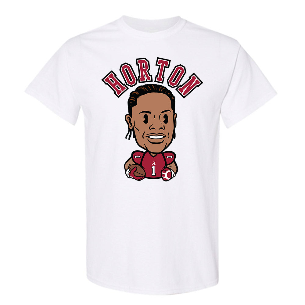 Alabama - NCAA Football : Isaiah Horton - Caricature T-Shirt-0