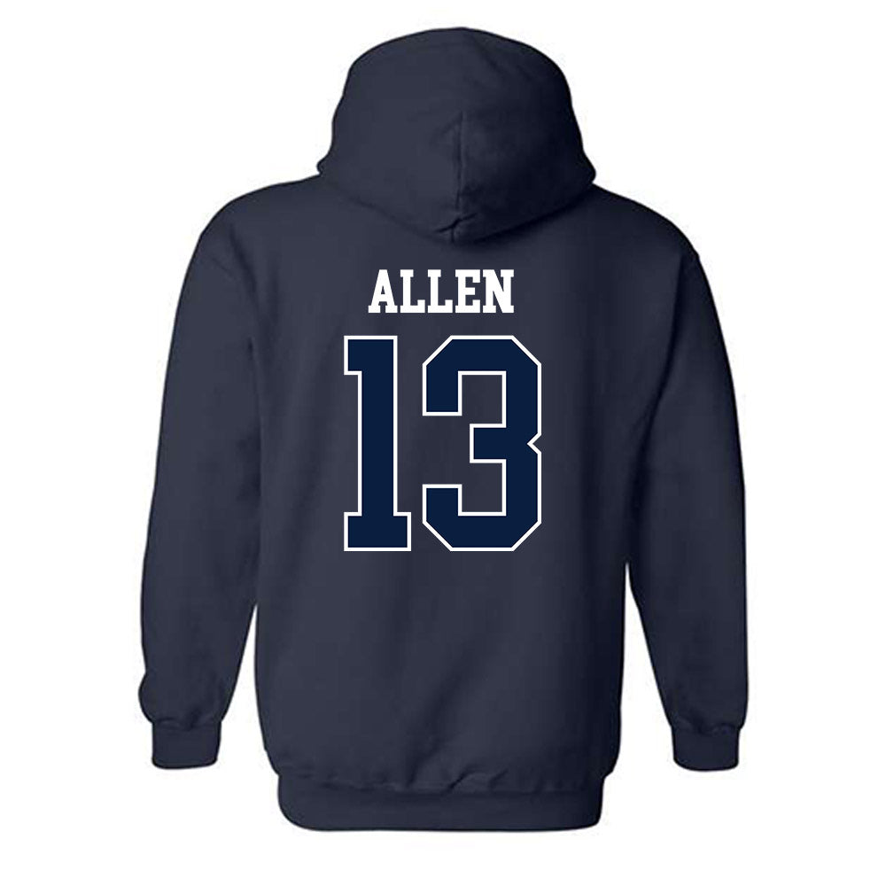 Penn State - NCAA Football : Kaytron Allen - Sports Shersey Hooded Sweatshirt-1