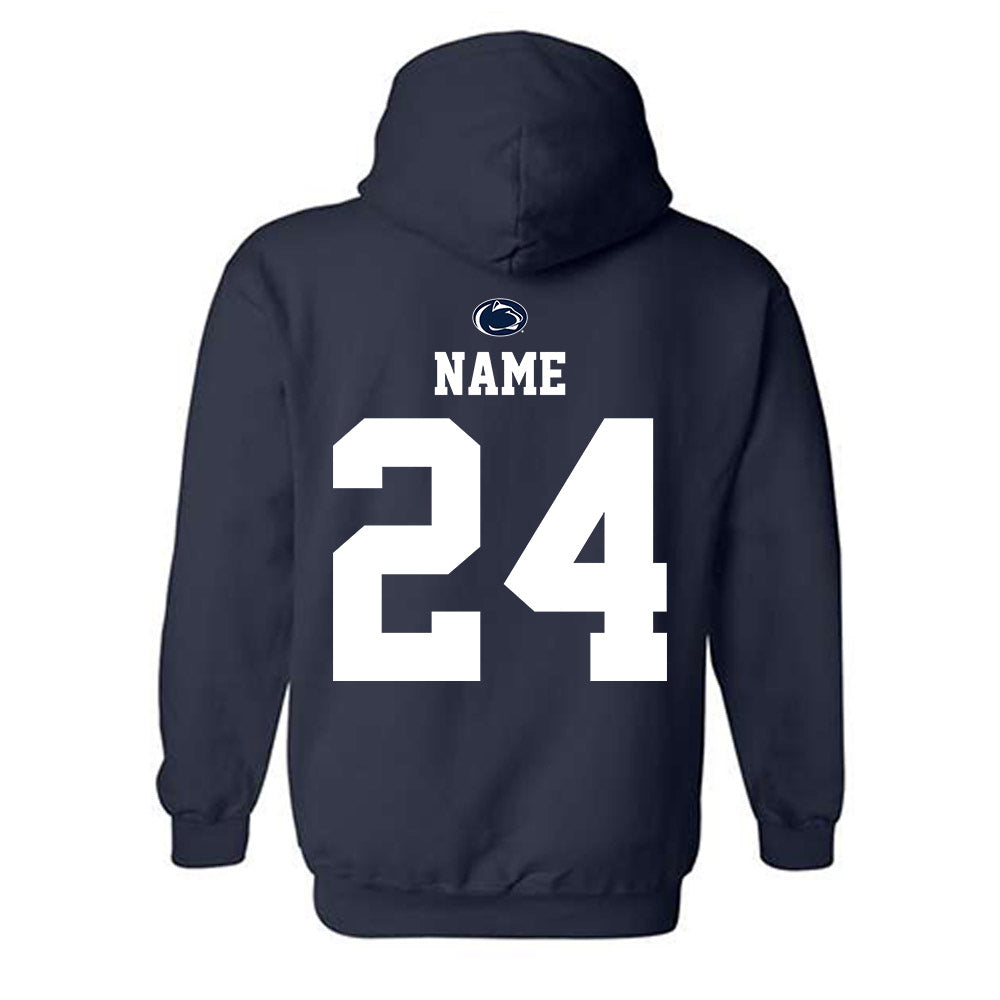 Penn State - NCAA Men's Soccer : Sebastian Delacruz - Sports Shersey Hooded Sweatshirt-1