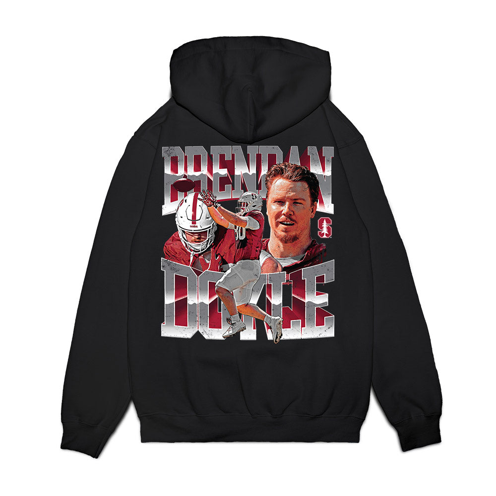 Stanford - NCAA Football : Brendan Doyle - Collage Premium Hooded Sweatshirt-1