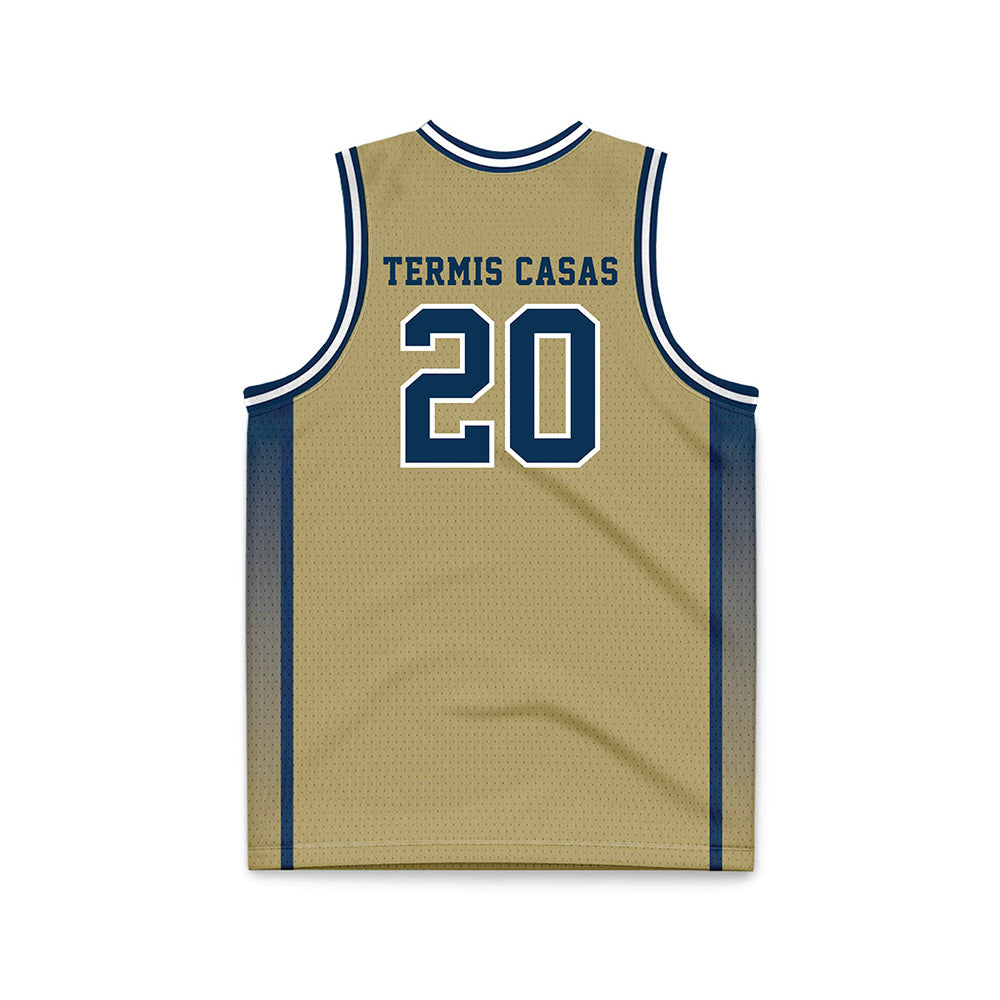Georgia Tech - NCAA Women's Basketball : Ariadna Termis Casas - Gold Basketball Jersey-1