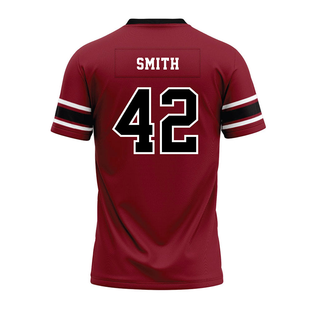 South Carolina - NCAA Football : Josh Smith - Garnet Premium Football Jersey-1