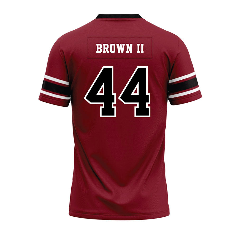 South Carolina - NCAA Football : Maurice Brown - Garnet Premium Football Jersey-1