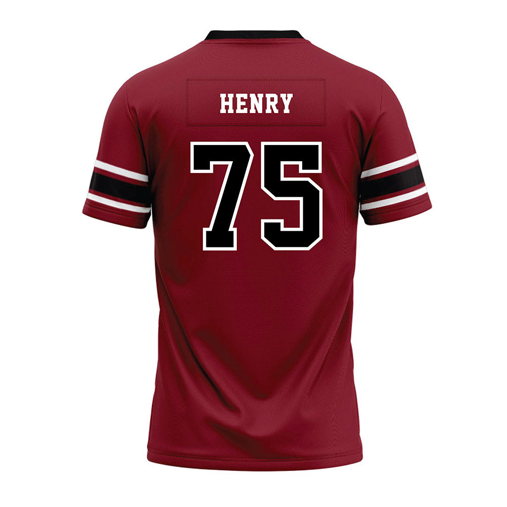 South Carolina - NCAA Football : Cason Henry - Garnet Premium Football Jersey-1