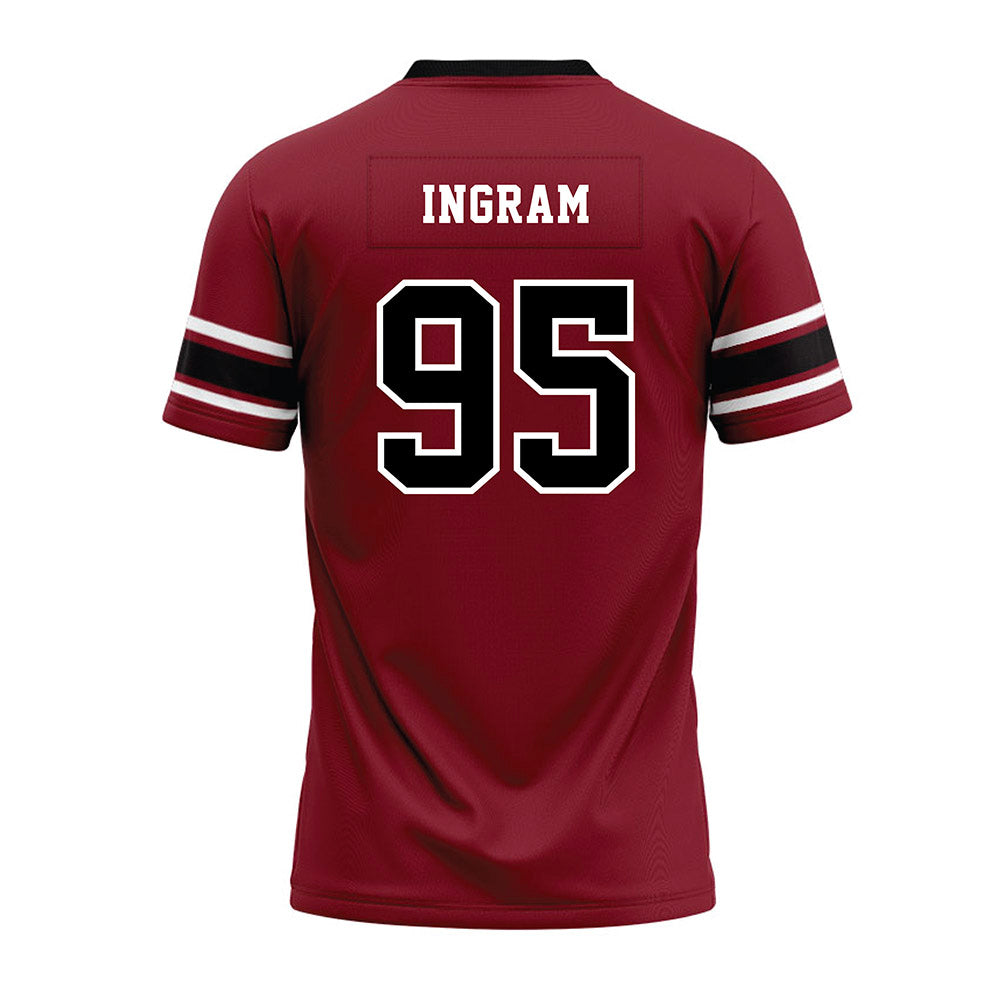 South Carolina - NCAA Football : Christian Ingram - Garnet Premium Football Jersey-1
