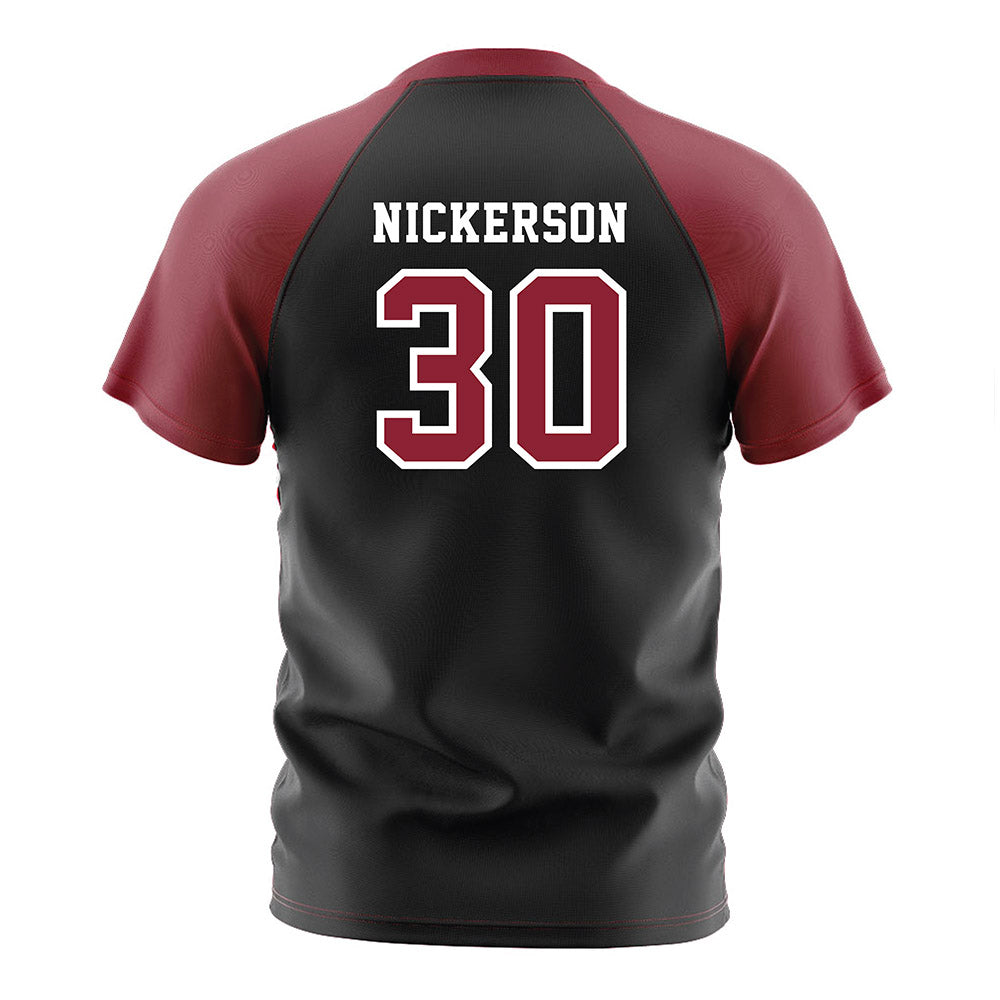 South Carolina - NCAA Men's Soccer : Gabriel Nickerson - Black Soccer Jersey-1