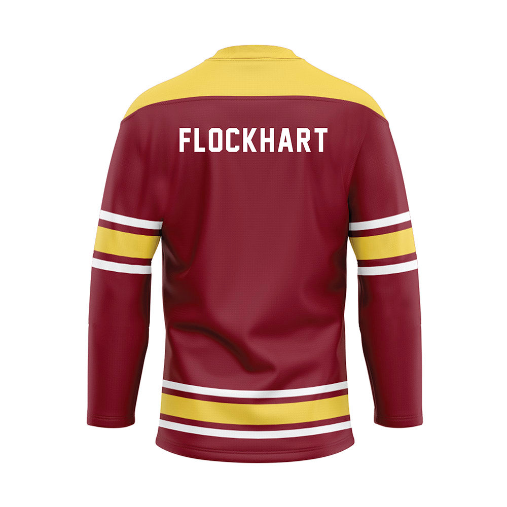 NSU - NCAA Women's Swimming & Diving : Jacie-Aspen Flockhart - Maroon Hockey Jersey-1
