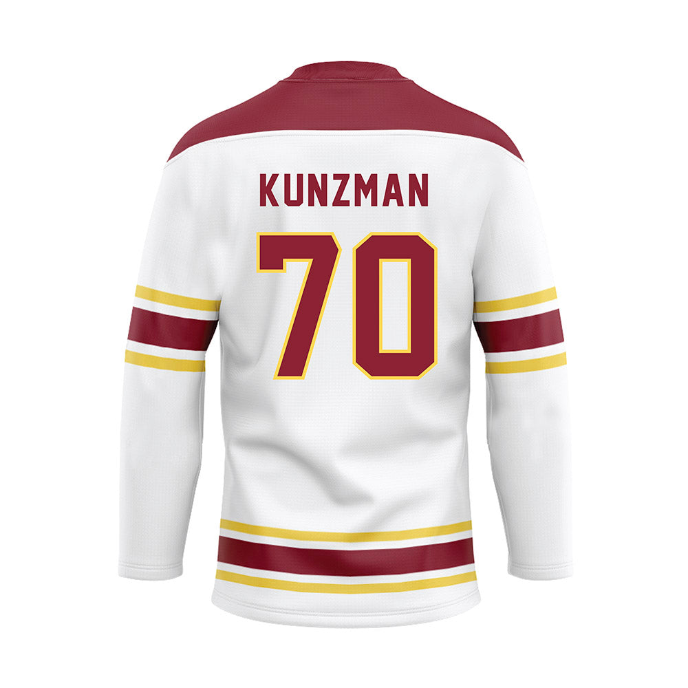 NSU - NCAA Football : Jeffrey Kunzman - Hockey Jersey-1