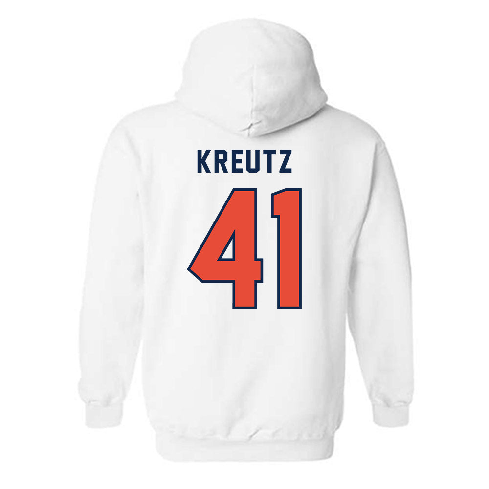 Illinois - NCAA Football : James Kreutz - Classsic Shersey Hooded Sweatshirt-1