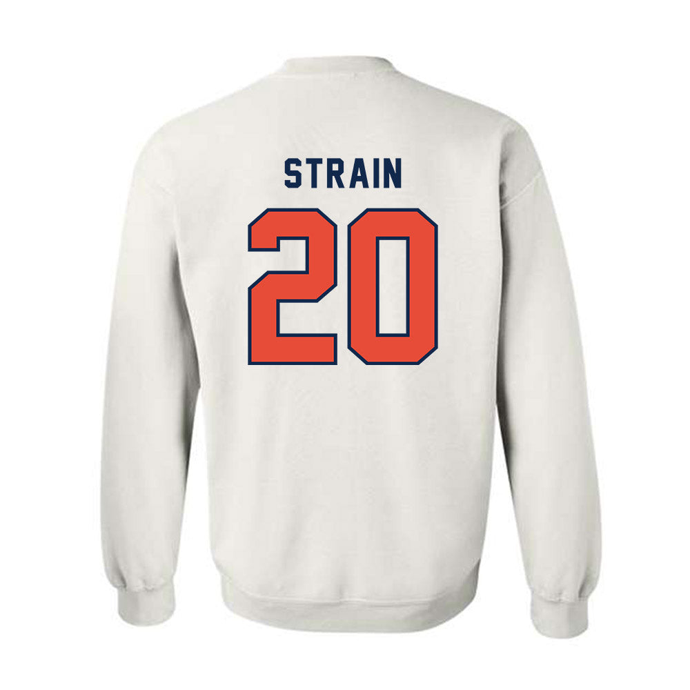 Illinois - NCAA Football : Tyler Strain - Classsic Shersey Crewneck Sweatshirt-1