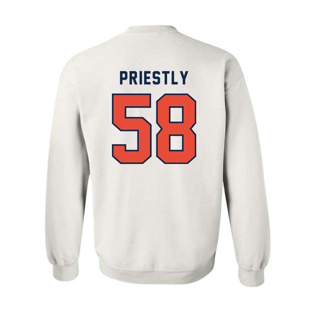Illinois - NCAA Football : Melvin Priestly - Classsic Shersey Crewneck Sweatshirt-1