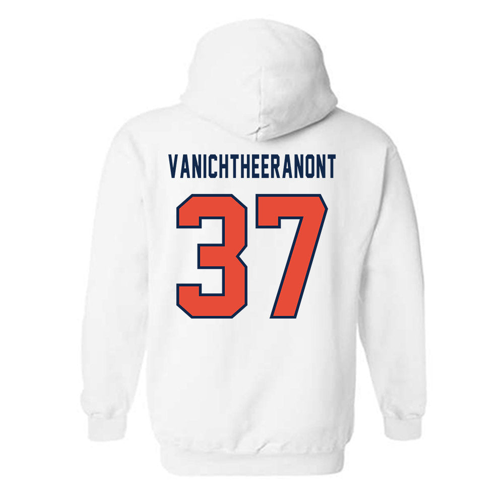 Illinois - NCAA Men's Gymnastics : Ryan Vanichtheeranont - Classsic Shersey Hooded Sweatshirt-1