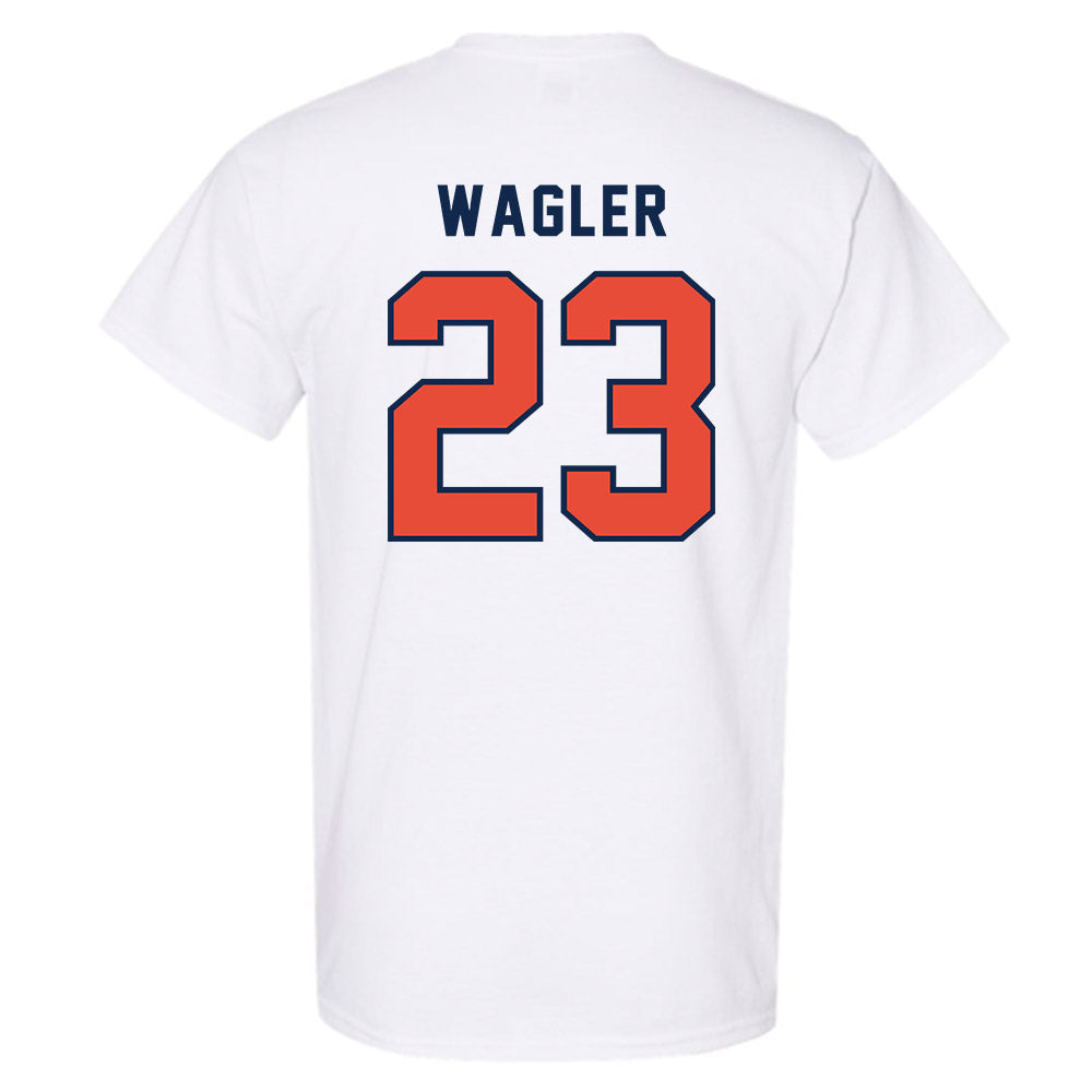 Illinois - NCAA Men's Basketball : Keaton Wagler - Classsic Shersey T-Shirt-1