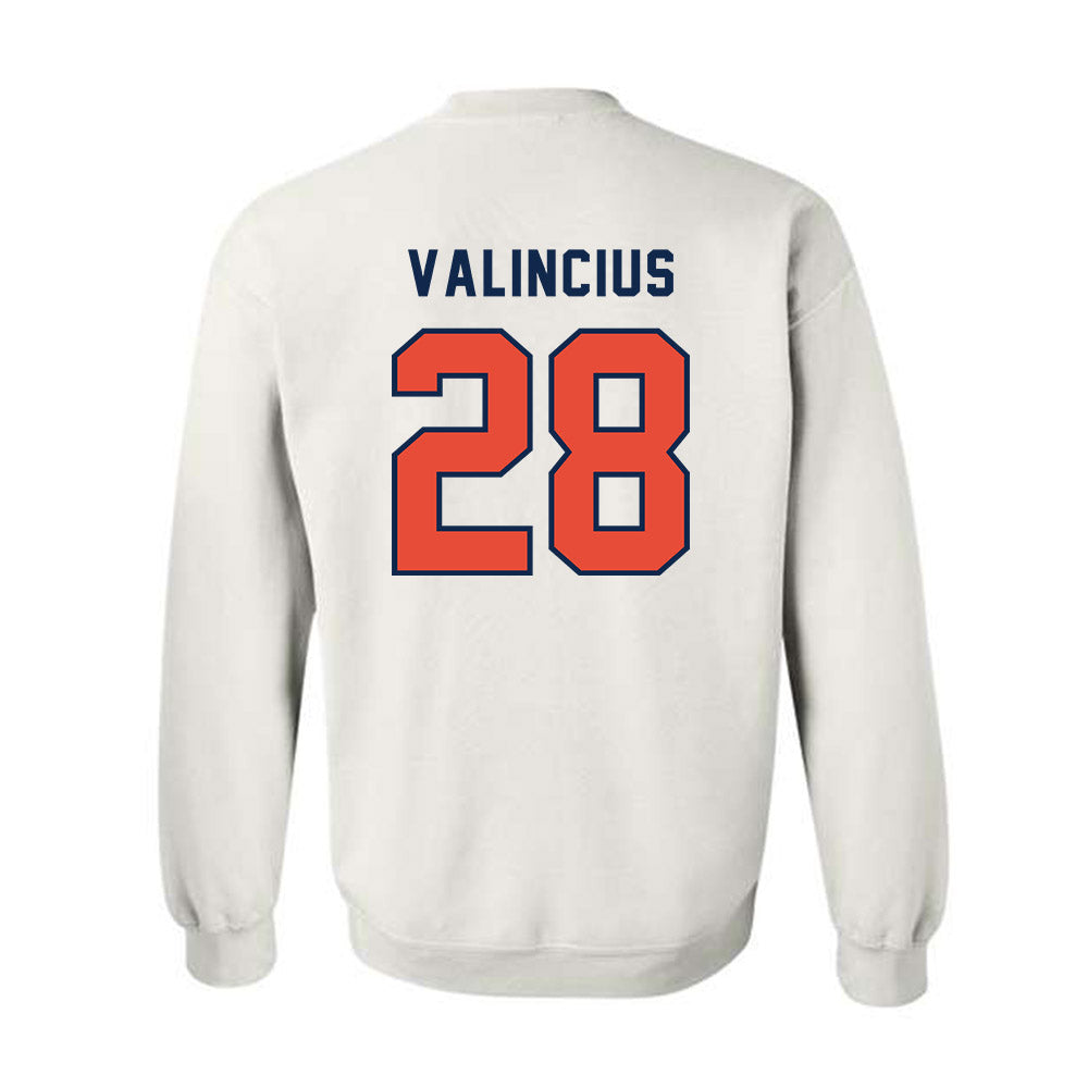 Illinois - NCAA Baseball : Vytas Valincius - Classsic Shersey Crewneck Sweatshirt-1