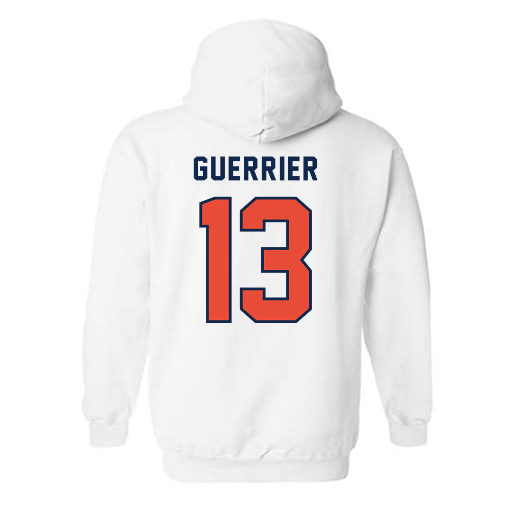 Illinois - NCAA Men's Basketball : Quincy Guerrier - Classsic Shersey Hooded Sweatshirt-1