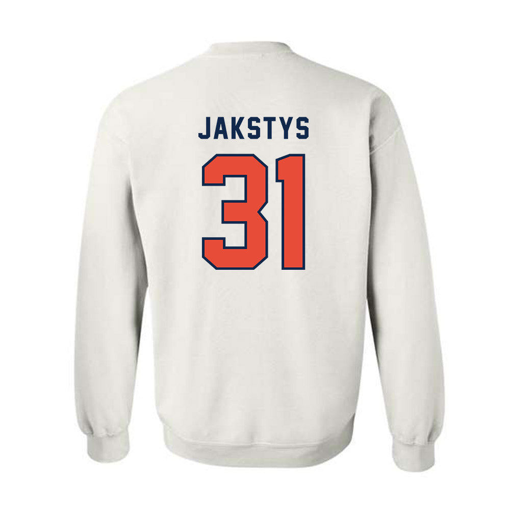 Illinois - NCAA Men's Basketball : Jason Jakstys - Classsic Shersey Crewneck Sweatshirt-1