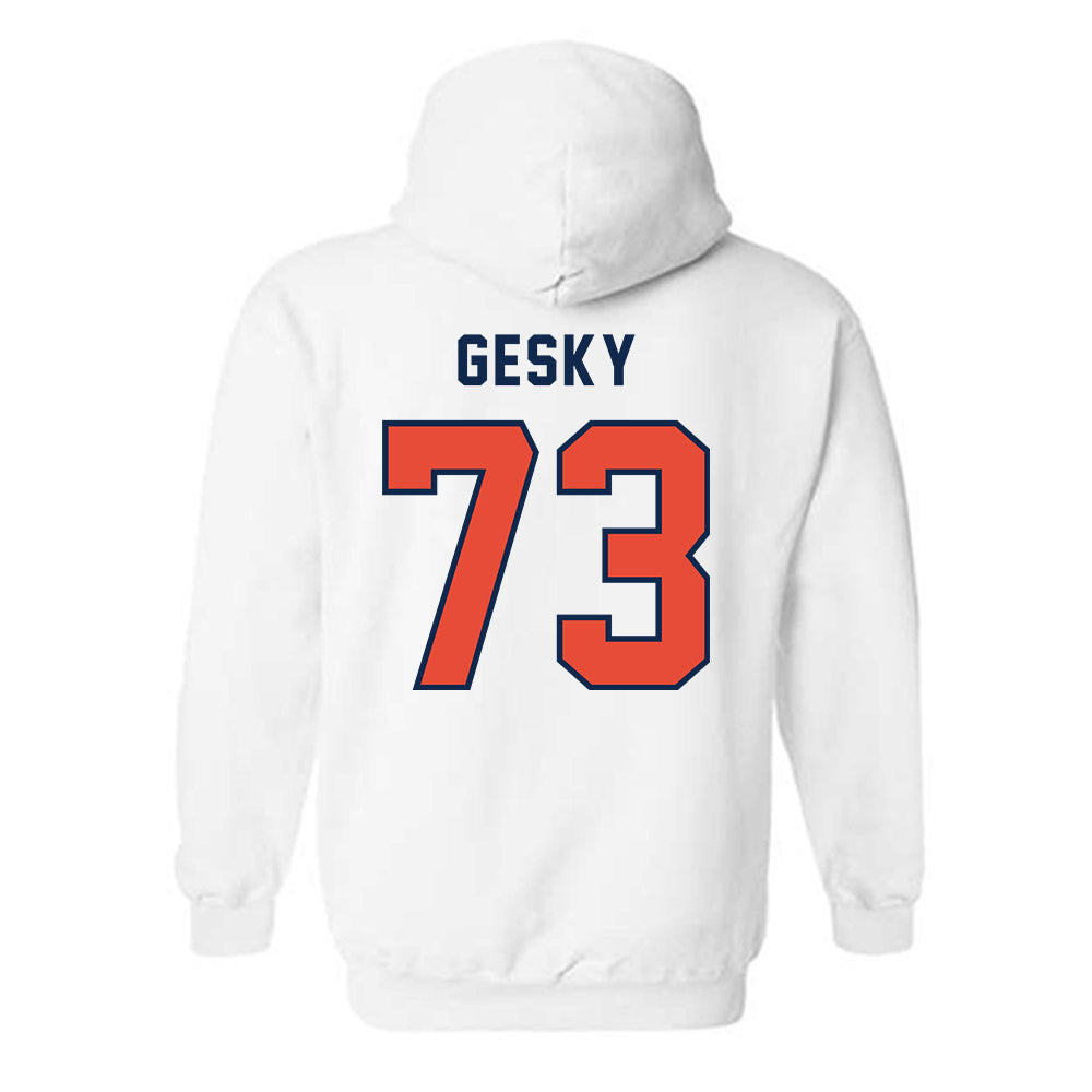 Illinois - NCAA Football : Josh Gesky - Classsic Shersey Hooded Sweatshirt-1