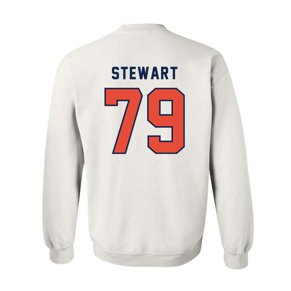 Illinois - NCAA Football : Zafir Stewart - Classsic Shersey Crewneck Sweatshirt-1