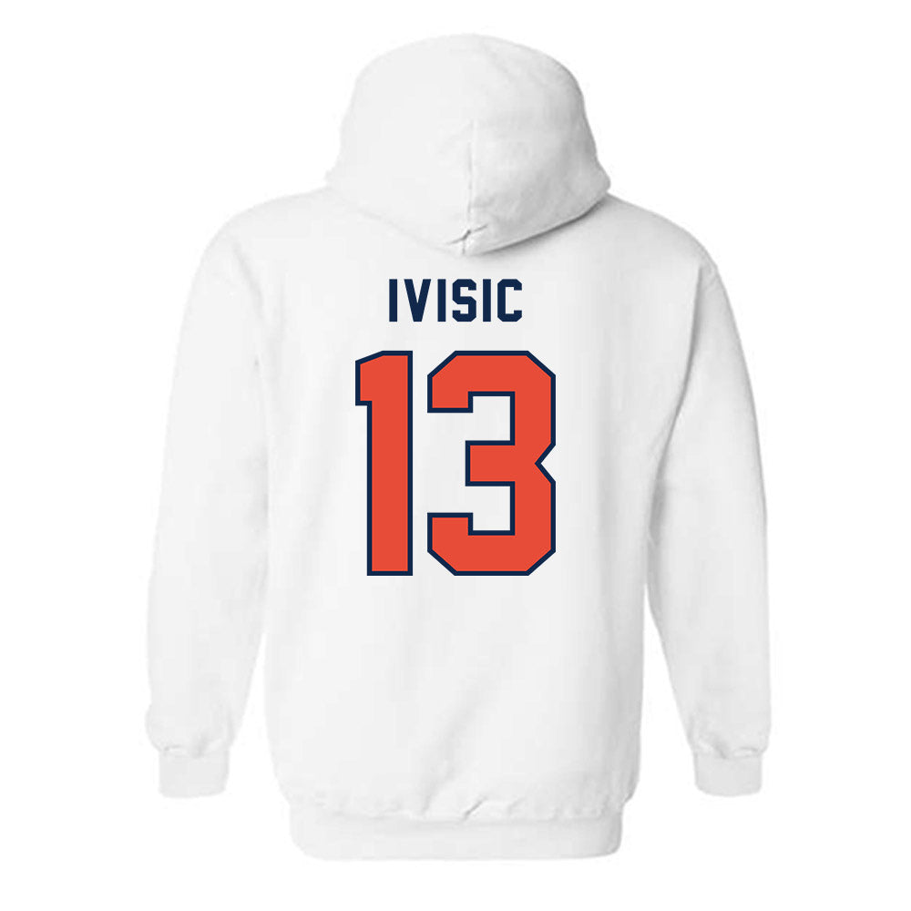 Illinois - NCAA Men's Basketball : Tomislav Ivisic - Classsic Shersey Hooded Sweatshirt-1