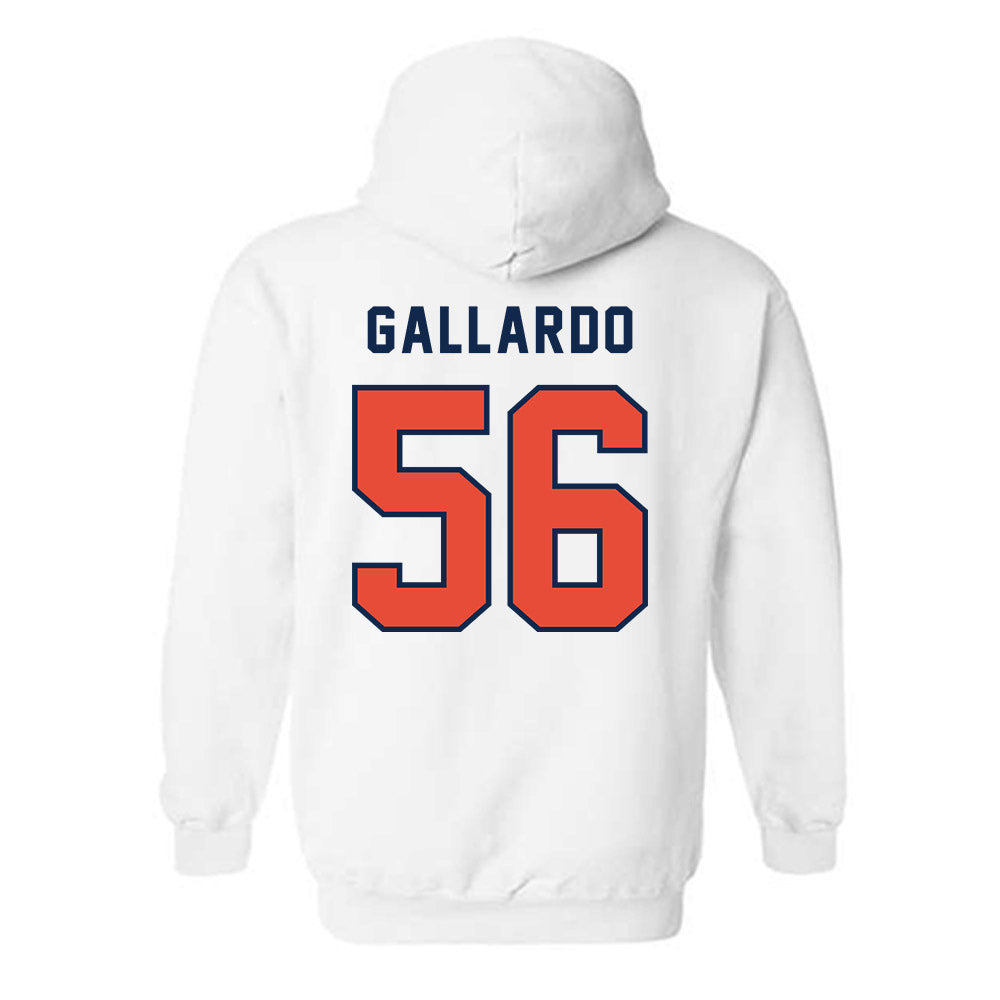 Illinois - NCAA Football : Guillermo Gallardo - Classsic Shersey Hooded Sweatshirt-1