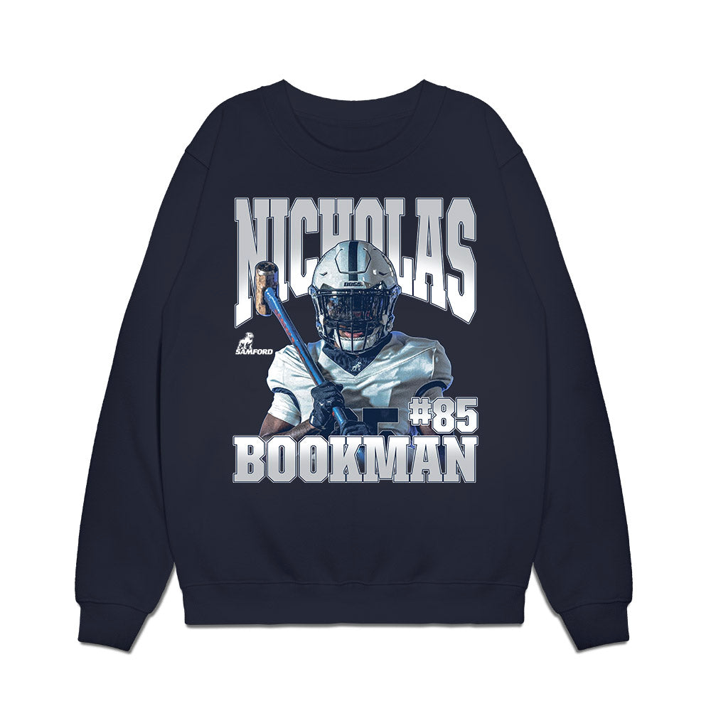 Samford - NCAA Football : Nicholas Bookman - Graphic Tee Premium Crewneck Sweatshirt-0