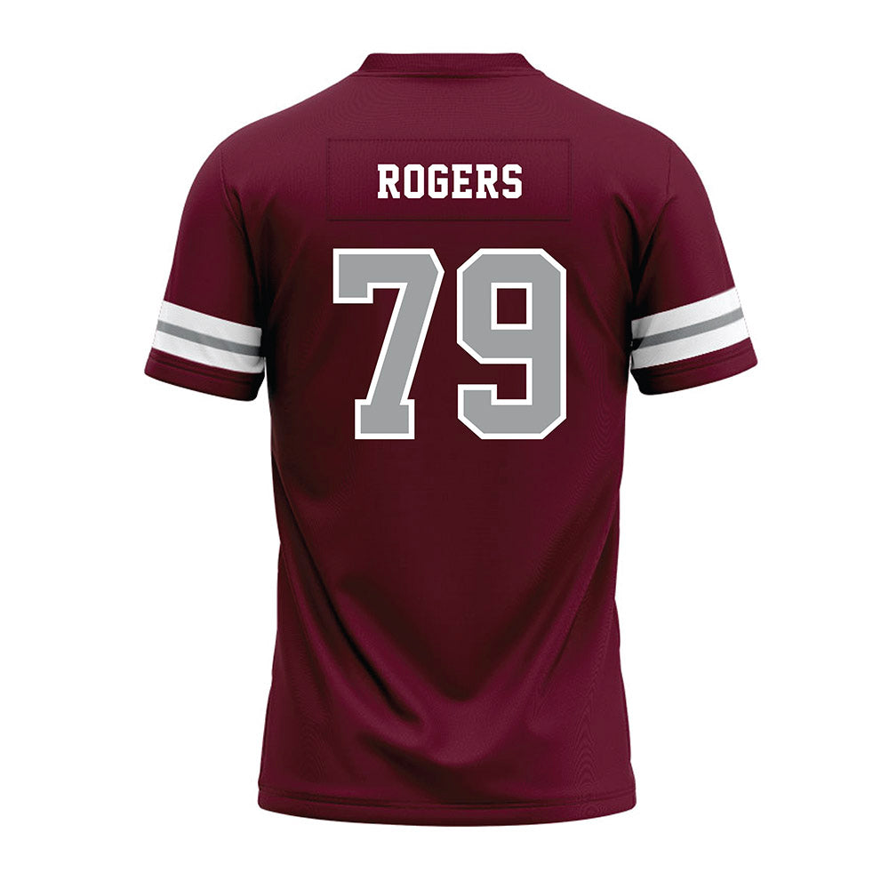 Texas A&M - NCAA Football : Lamont Rogers - Maroon Premium Football Jersey-1