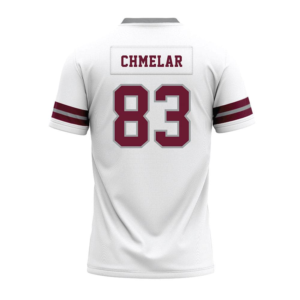 Texas A&M - NCAA Football : Colton Chmelar - White Premium Football Jersey-1
