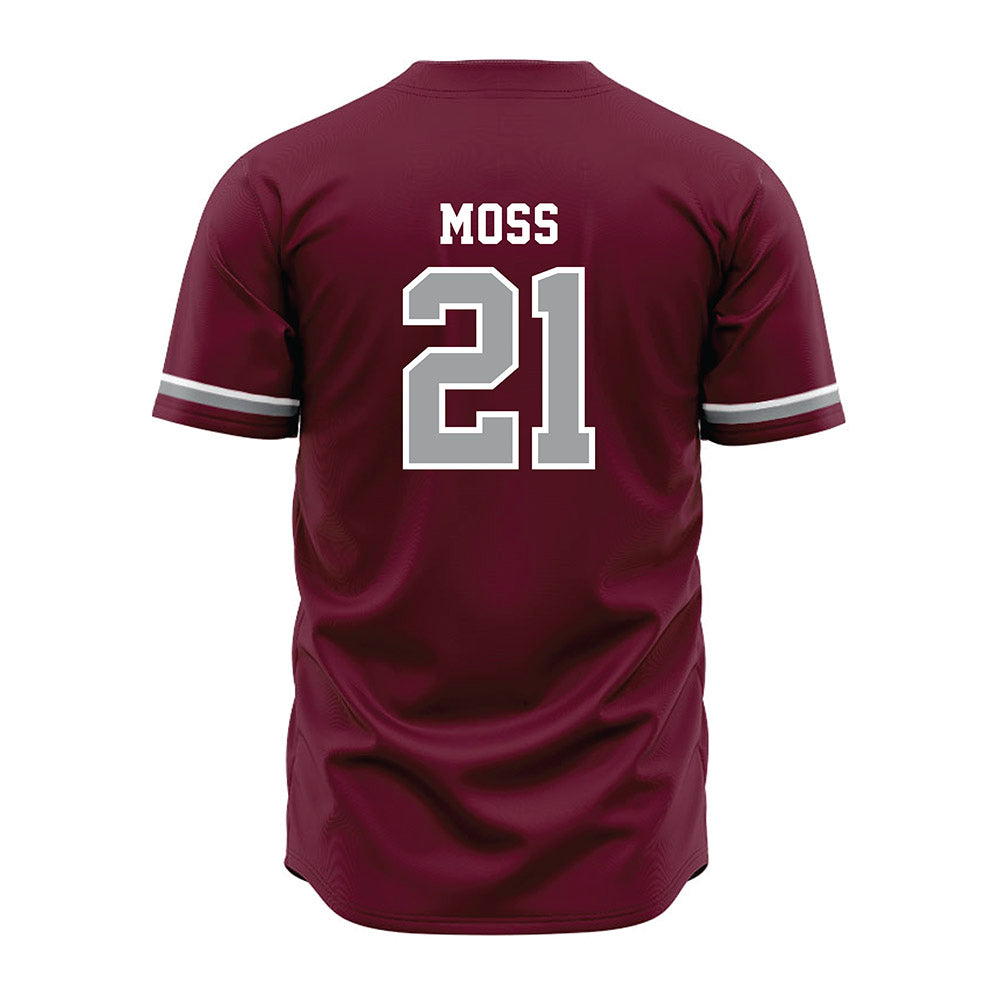 Texas A&M - NCAA Baseball : Weston Moss - Maroon Jersey-1