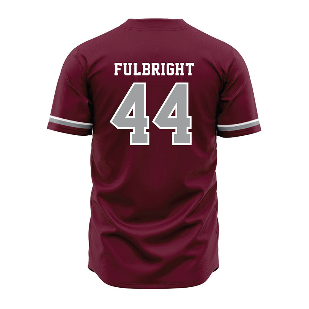 Texas A&M - NCAA Baseball : Cooper Fulbright - Maroon Jersey-1