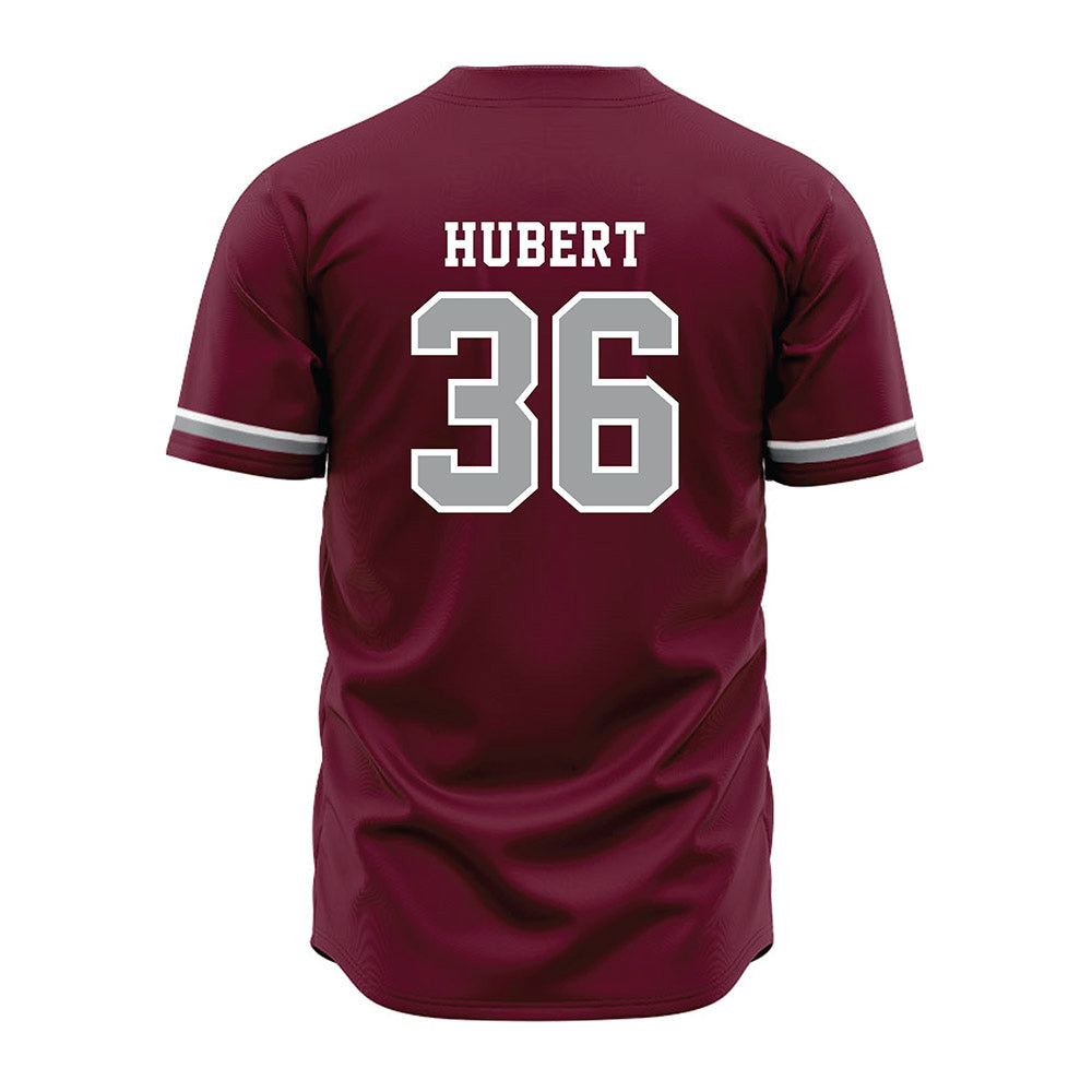 Texas A&M - NCAA Baseball : Cole Hubert - Maroon Jersey-1