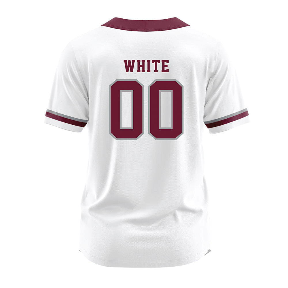 Texas A&M - NCAA Softball : Piper White - White Jersey-1