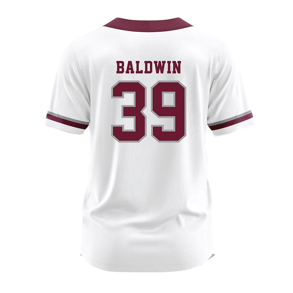 Texas A&M - NCAA Softball : DeeDee Baldwin - White Jersey-1